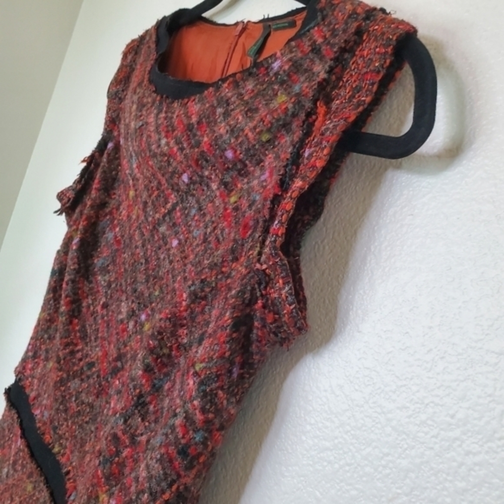 Benetton Wool Blend‎ Tweed Sheath Dress - Picture 3 of 11